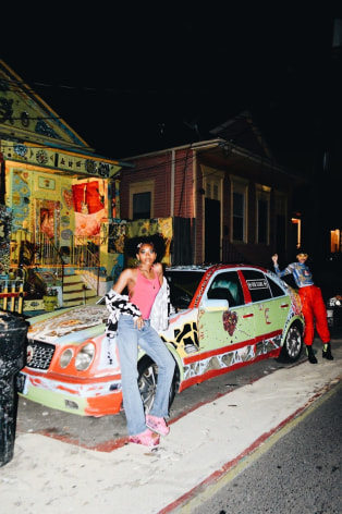 TRENITY THOMAS, Two Girls on Touro Street, 2019