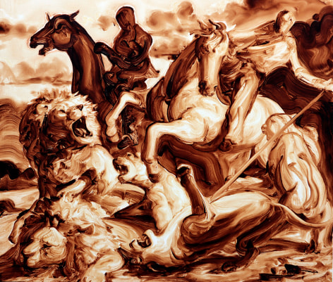 MICHAEL TOLE, Study of Lions, 2015