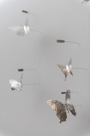 Installation View of #UNLOAD: Guns in the Hands of Artists, The Fairfield University Art Museum