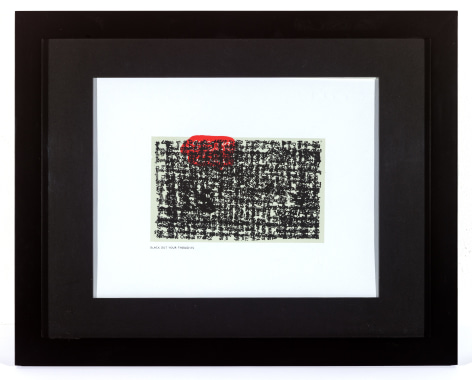 SKYLAR FEIN, Black Out Your Thoughts, 2019