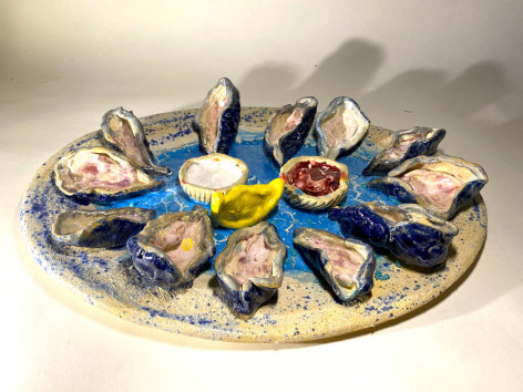 JENNY DAY, Big Oyster Plate, 2025