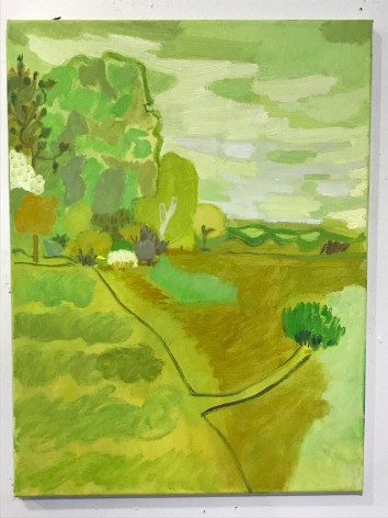 LISA SANDITZ, Landscape Color Study, light green, 2021