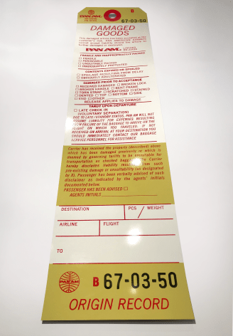 SKYLAR FEIN, Damaged Goods (Pan Am), 2021