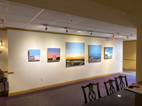 Installation view of&nbsp;Be-Causeway&nbsp;at The Christwood Atrium Gallery