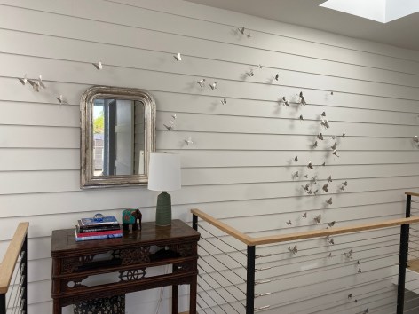 PAUL VILLINSKI, Vector + Memo (installation example in Palladium silver)