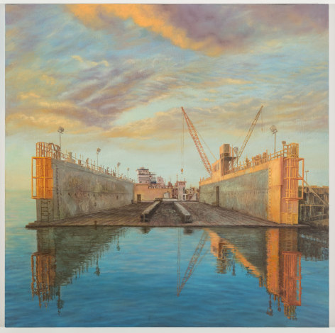 ALEXANDER STOLIN, Dry dock II, 2024