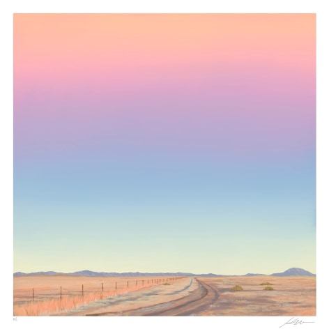 KRISTIN MOORE, West Texas Morning [Hand Embellished], 2022