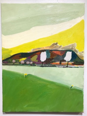 LISA SANDITZ, Landscape Color Study, White Blossoms 2, 2021