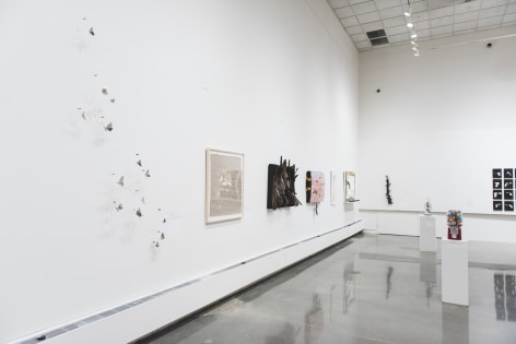 Installation View of #UNLOAD: Guns in the Hands of Artists, The Fairfield University Art Museum