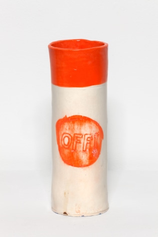 LISA SANDITZ, OFF Canister Highball Glass 3, 2018-2019