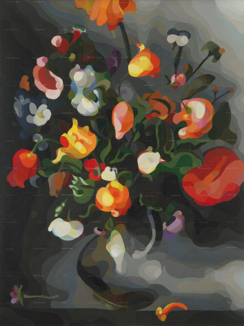 CARLTON SCOTT STURGILL, A Vase with Flowers (after Jacob Vosmaer), 2021