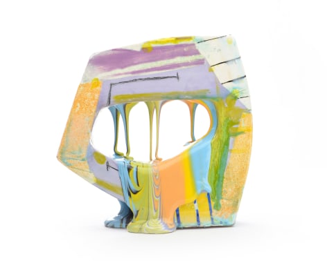 LAUREN MABRY, Glazescape (Lavender No. 2), 2021