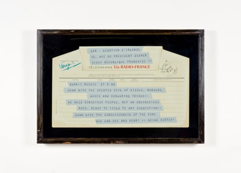 SKYLAR FEIN The Vertov Telegram of 1944, 2012
