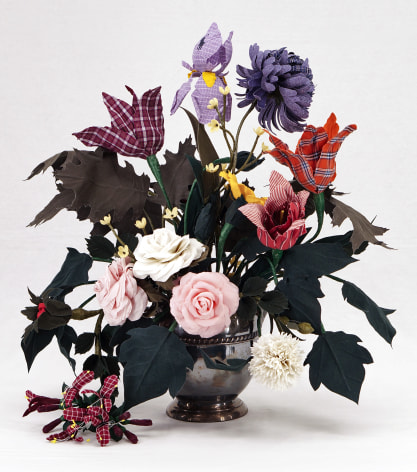 CARLTON SCOTT STURGILL, Vase with Roses, Honeysuckle, and Pheasant&#039;s Eye, 2021