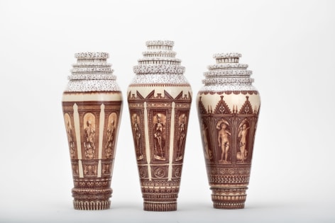 PETER OLSON, Flay in a Frame, Death in a Frame, and Adam and Eve in a Frame, 2020