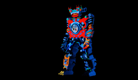 PETER SARKISIAN VideoMorphic Figure #5 (Version 2) ON, 2013