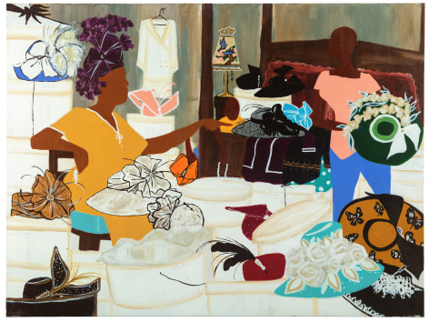 BRANDON V. LEWIS, Passing down of hats, 2021