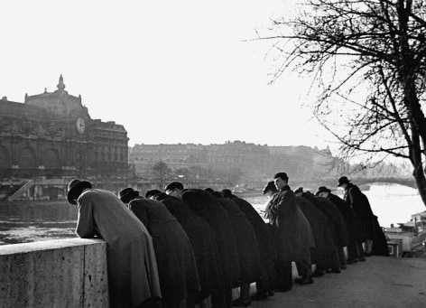 Fred&nbsp;Stein Leaning over Railing, Paris