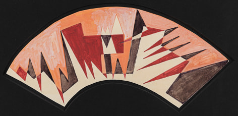 Giacomo Balla Forze spaziali (Project for a lampshade), c. 1920
