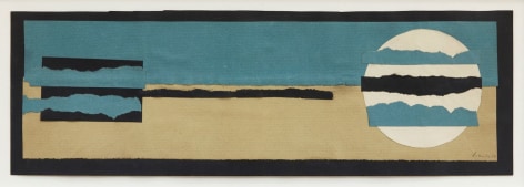 Untitled, 1958, Acrylic and collage on paper