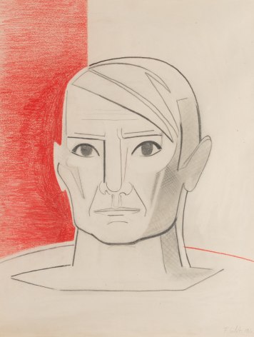 Pablo with Red Background (Les yeux basilic), 1944