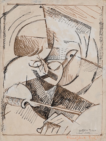Albert Gleizes Portrait de Florent Schmitt, 1915