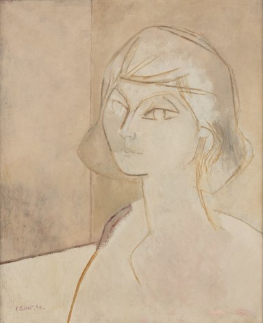 Portrait of Chantal, Etude en sepia, 1958-59