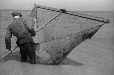Fisherman with Net, France, 1935