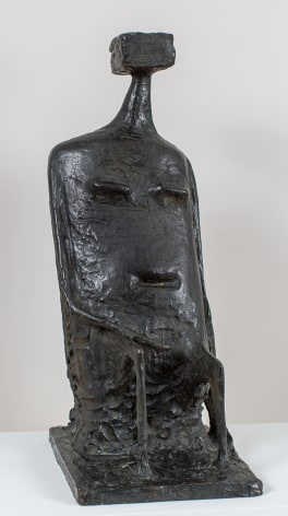 Kenneth Armitage, Seated Woman with Square Head, conceived 1955, cast 1984