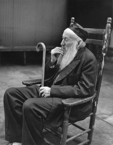 Rabbi with Cane, Paris, 1935
