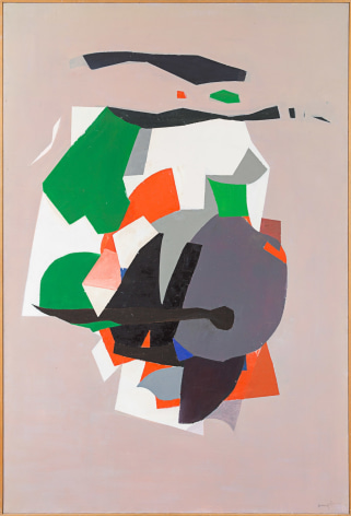 Beatrice Mandelman Grey Abstract Composition, 1960s