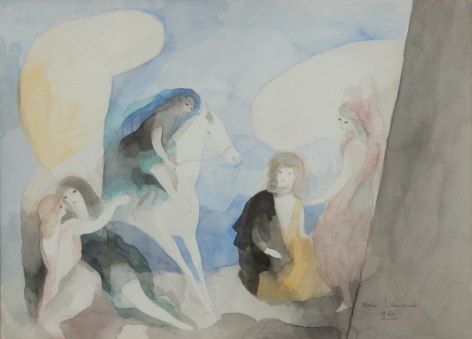 Marie Laurencin,&nbsp;Groupe de femmes et un cheval, 1927