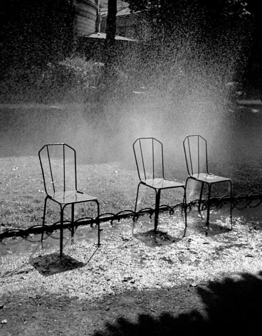 Three Chairs, Paris, 1937, Gelatin silver print