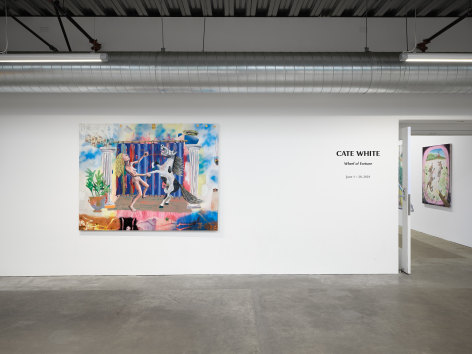 Installation view: Cate White, Wheel of Fortune, 2024