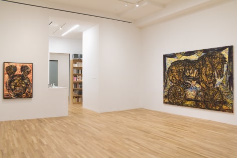 Installation view, Arnaldo Roche Rabell, 'Dualidades,' George Adams Gallery, New York, 2023.