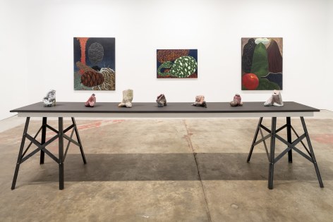 Installation view, Lynda Dann / Elisa D'Arrigo, 2024.