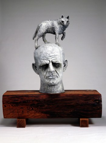 Robert Arneson Wolf Head, 1989