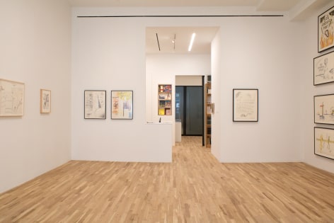 Installation view, H. C. Westermann: Le Bandeur, George Adams Gallery, New York, 2021.