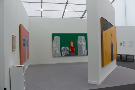 Installation View, Joan Brown, Frieze New York 2019, George Adams Gallery, New York, 2019.