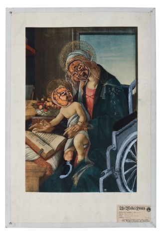 Katherine Sherwood  Pandemic Madonna (Botticelli)  2022