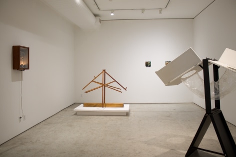 Installation View, Tony May, Paintings, Objects and Devices, George Adams Gallery, New York, 2018
