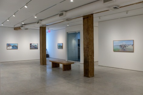 Installation View, Andrew Lenaghan, Places Have Their Moments​, George Adams Gallery, New York, 2020.