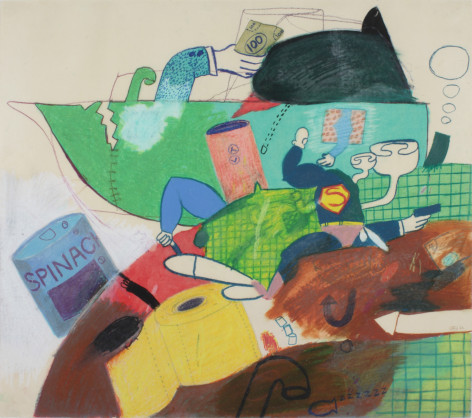 Peter Saul, 'Superman,' 1962