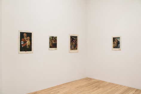 Installation view, Katherine Sherwood,&nbsp;Pandemic Madonnas and Other Views from the Garden, George Adams Gallery, New York, 2022.