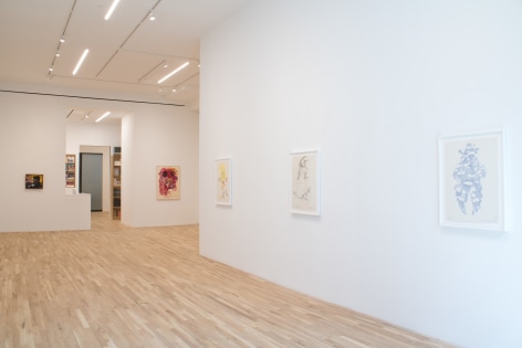 Installation view, Robert Colescott,&nbsp;Frankly..., George Adams Gallery, New York, 2022