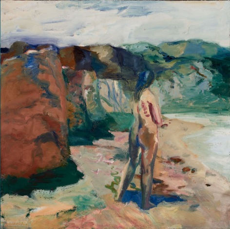 Elmer Bischoff, Figure with White Lake, 1964