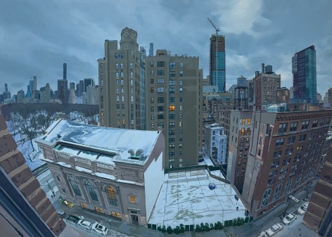 Andrew Lenaghan, 'View from 101 CPW looking downtown,' 2024