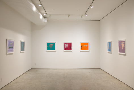 Installation View, Joan Brown, The Students, ​George Adams Gallery, New York, 2019.