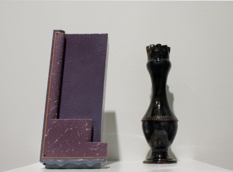 Gloss Purple two step &amp; Blue Vase