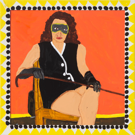Katherine Sherwood,&nbsp;'Grey and Yellow Mask,' 2025